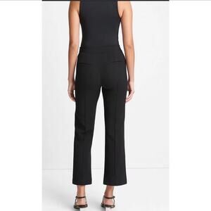 Vince Mid Rise Pintuck Black Dress Pants Size 14